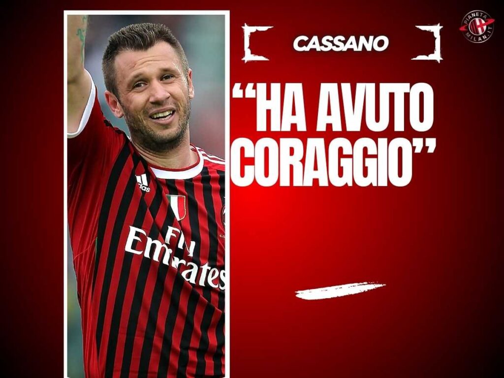 Milan, Cassano: "Va dato merito al coraggio di Conceicao. Ecco perché"
