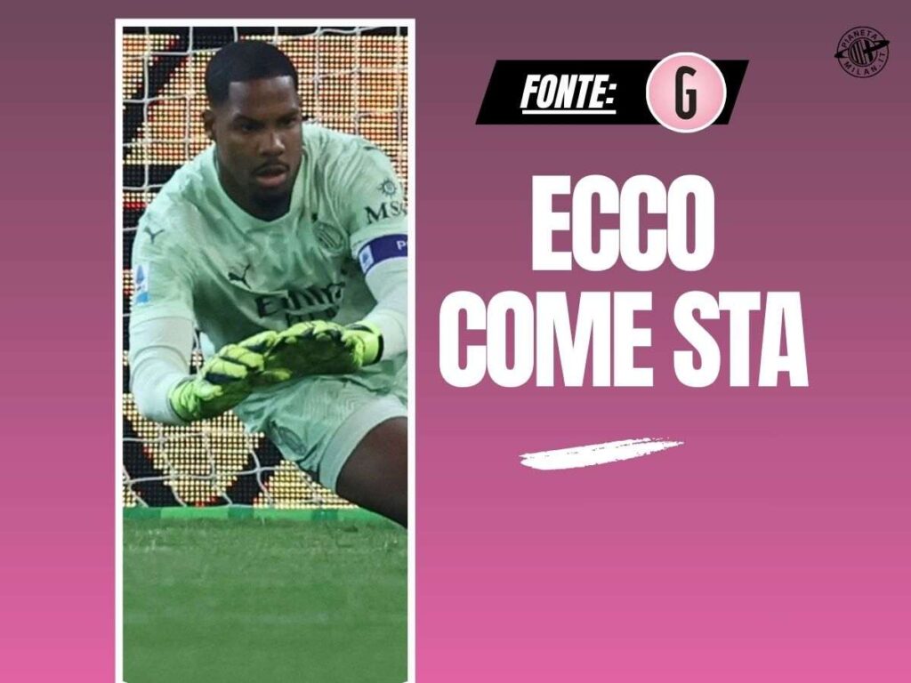 Milan, Maignan: riposo fino a martedì. Ci sarà nel derby con l'Inter