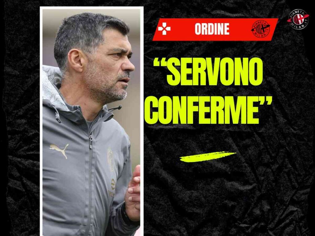 Milan, Ordine: "Udinese sembra lo snodo, ma servono due conferme eccellenti"