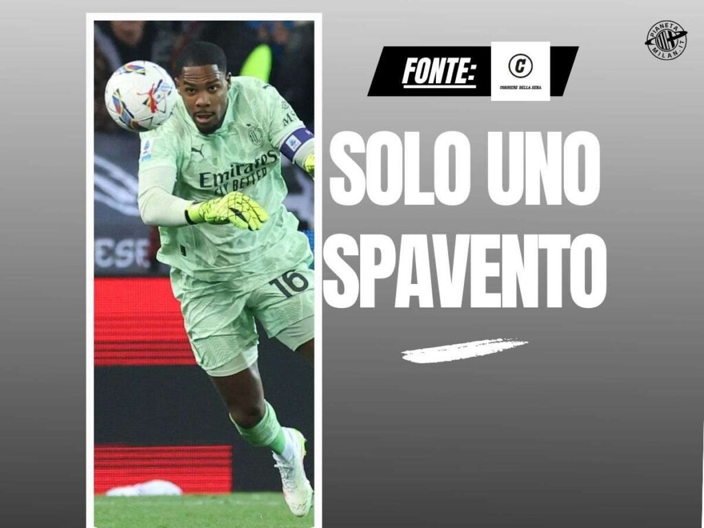 Udinese-Milan, Maignan dimesso: solo uno spavento per il portiere francese