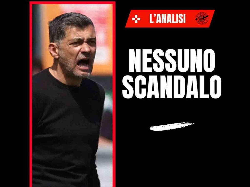 Milan, Conceicao rimane? Nessuno si deve sorprendere: e il motivo è semplice ...