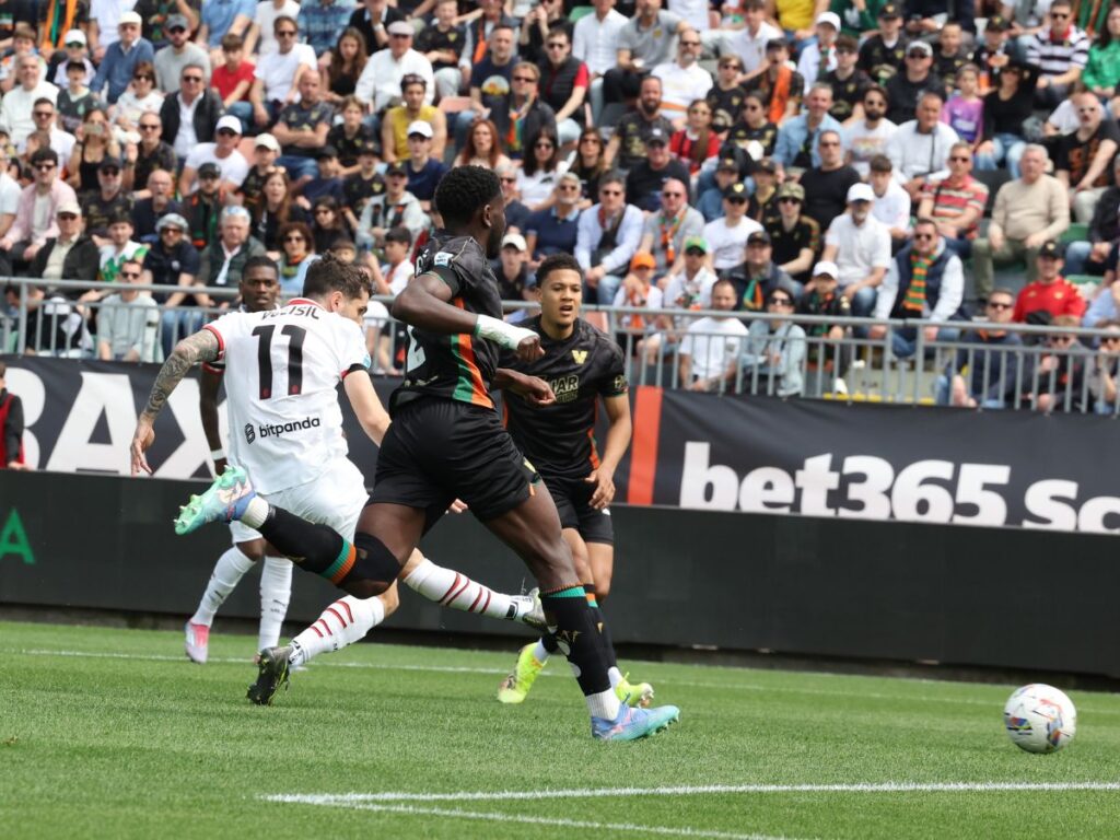 gol Christian Pulisic AC Milan Venezia-Milan 0-2 Serie A 2024-2025