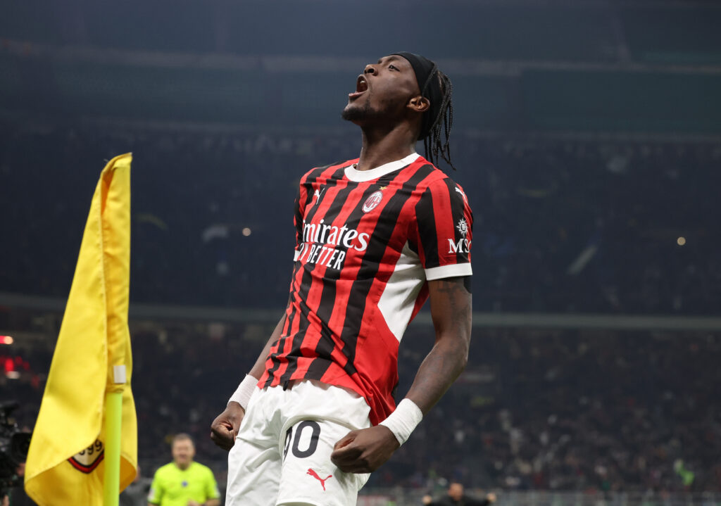 Tammy Abraham derby Milan-Inter 1-1 Coppa Italia 2024-25