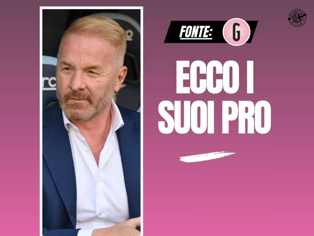 Milan, i pro di Tare: plusvalenze e rete europea. E l'allenatore...