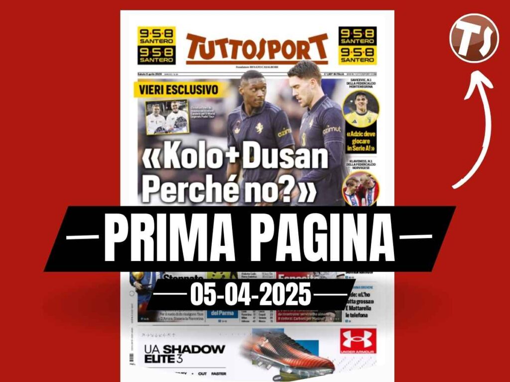 Prima pagina Tuttosport: il Milan fa dietrofront, stoppato Paratici