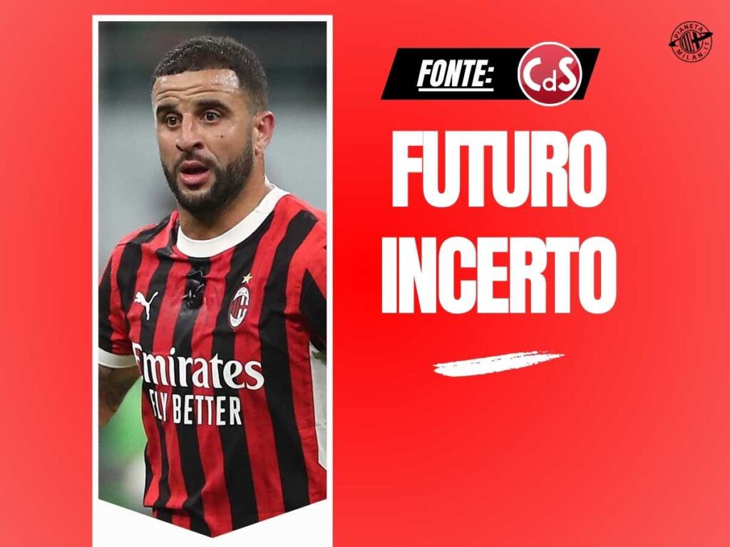 Calciomercato Milan, in dubbio il riscatto di Walker. E lui la pensa così