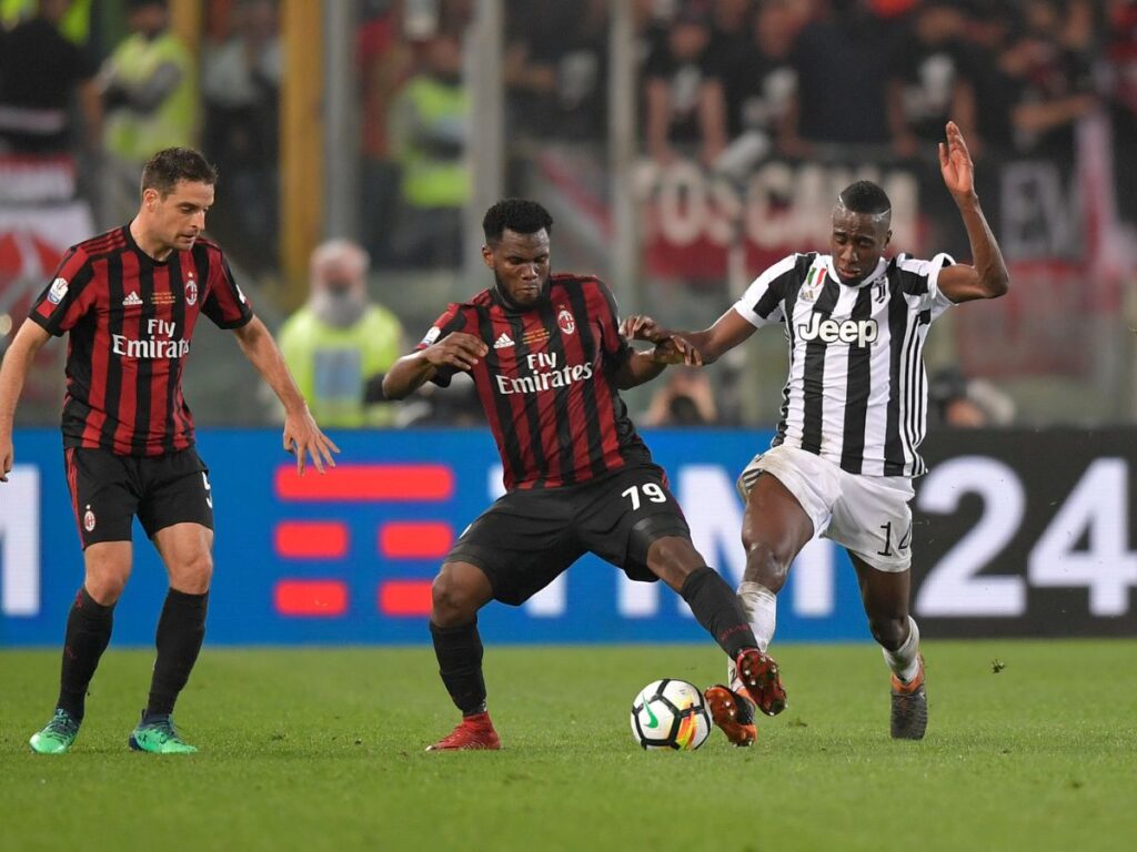 Bonaventura Kessié AC Milan Juventus-Milan 4-0 Coppa Italia 2017-2018