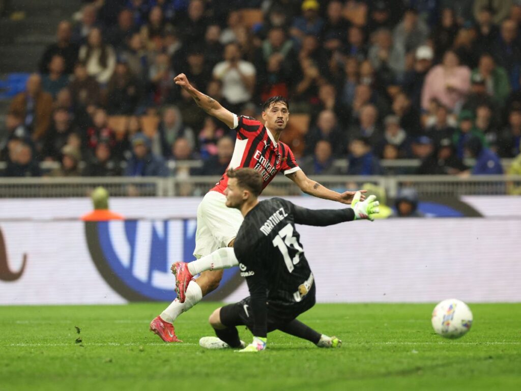 gol Tijjani Reijnders AC Milan derby Inter-Milan 0-3 Coppa Italia 2024-2025
