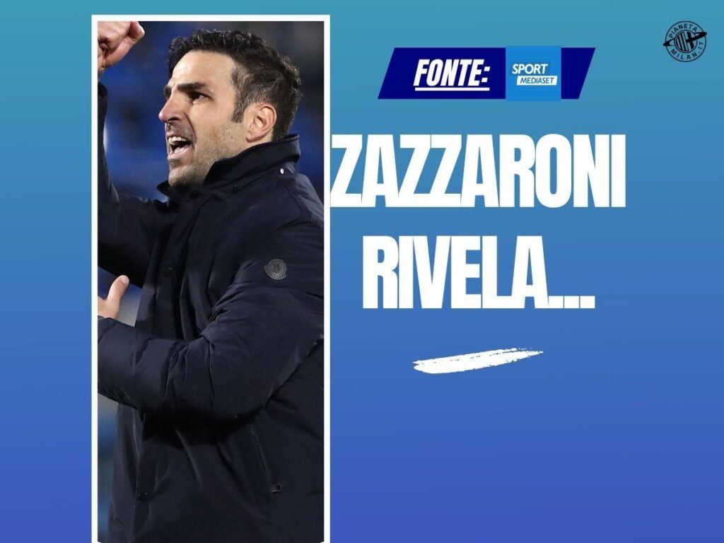 Allenatore Milan, Zazzaroni rivela: "Fabregas ha già detto..."