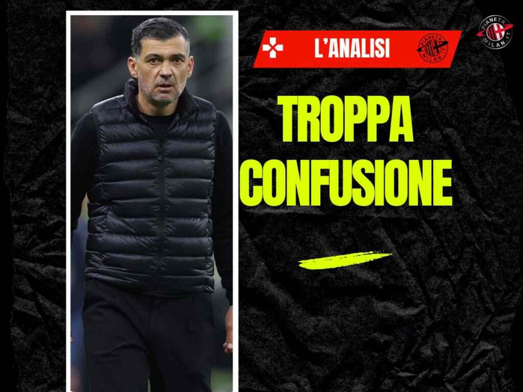 Milan-Atalanta, Conceicao: troppa confusione e cambi sbagliati. E contro l'Inter...