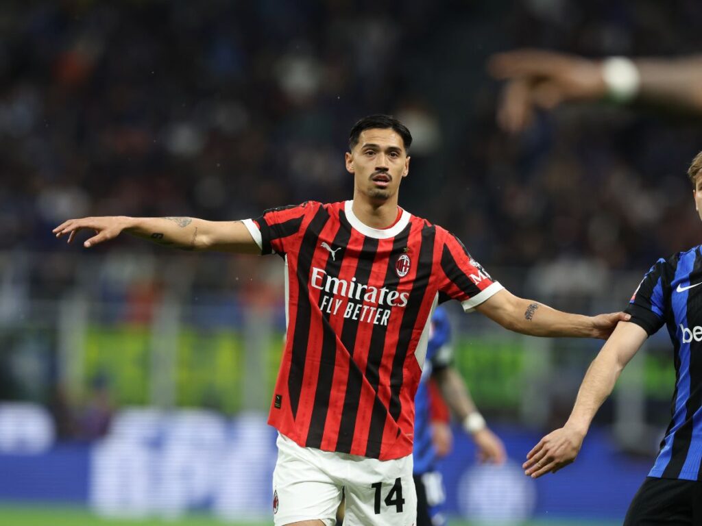 Tijjani Reijnders AC Milan derby Inter-Milan 0-3 Coppa Italia 2024-2025