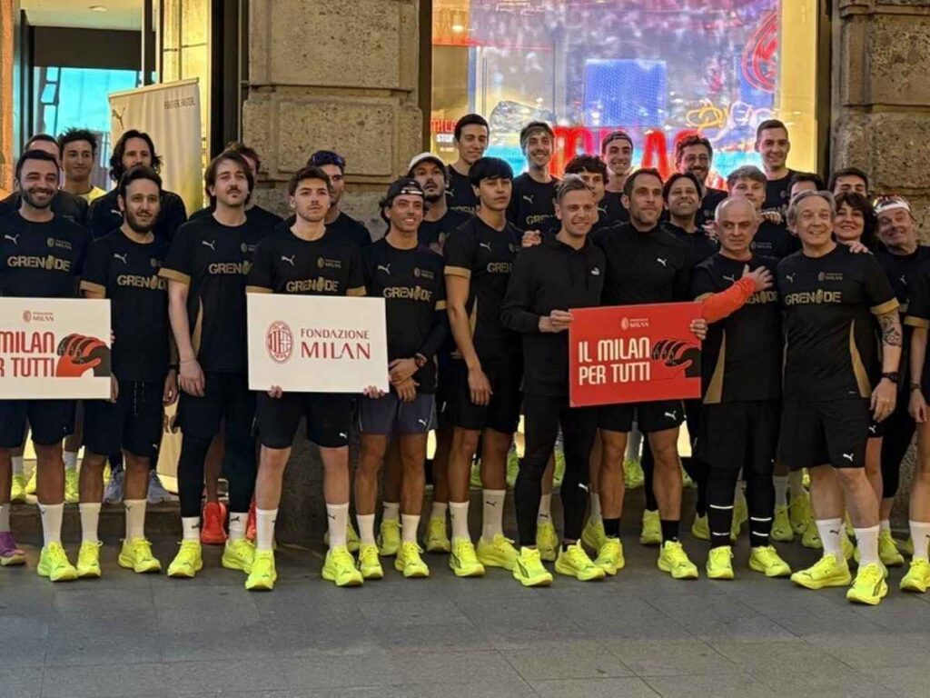 Fondazione Milan ai blocchi di partenza della Milano Marathon 2025