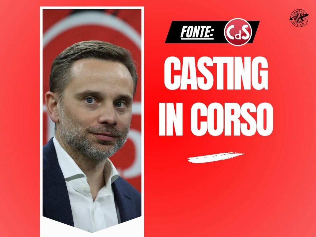 Direttore sportivo Milan, prosegue la ricerca: ecco il favorito di Furlani