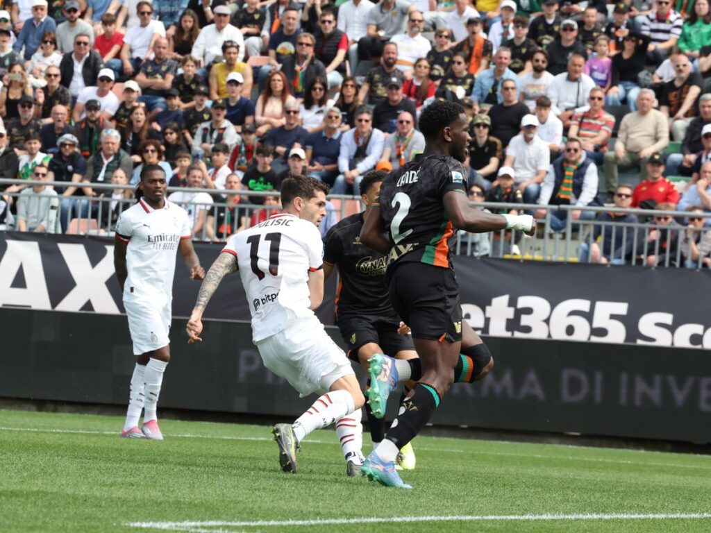 gol Christian Pulisic AC Milan Venezia-Milan 0-2 Serie A 2024-2025
