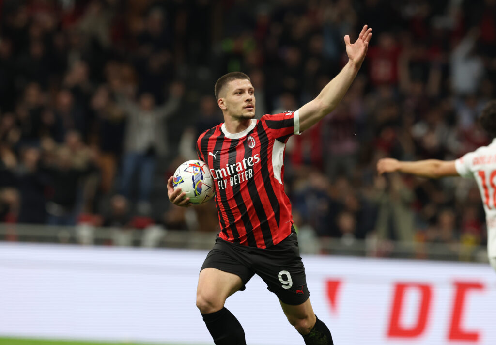 Luka Jovic Milan-Fiorentina (getty images)