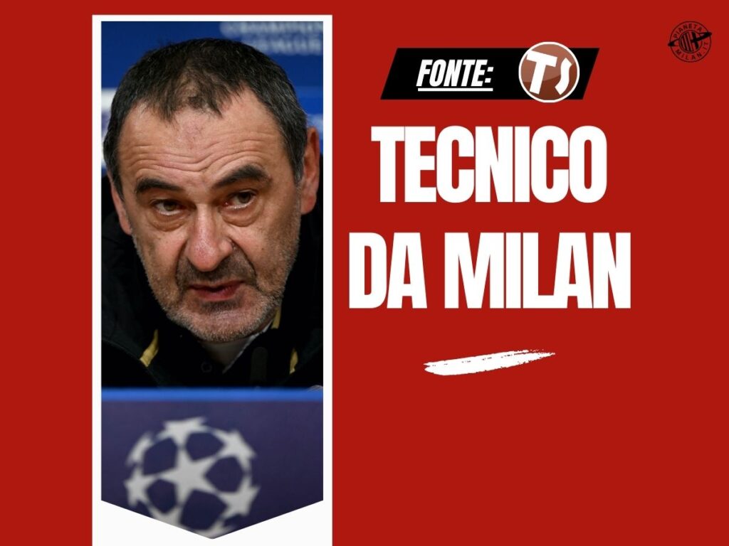 Milan, Sarri è il favorito nella corsa all'incarico di allenatore