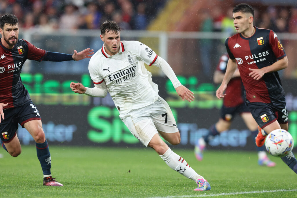 Santiago Gimenez AC Milan Genoa-Milan 1-2 Serie A 2024-2025