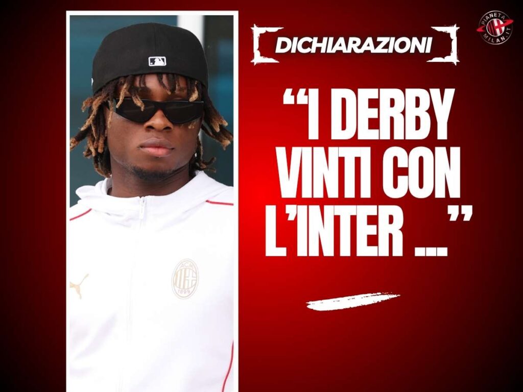 Milan, Chukwueze: "Ecco chi tifo stasera tra PSG e Inter. I derby ..."