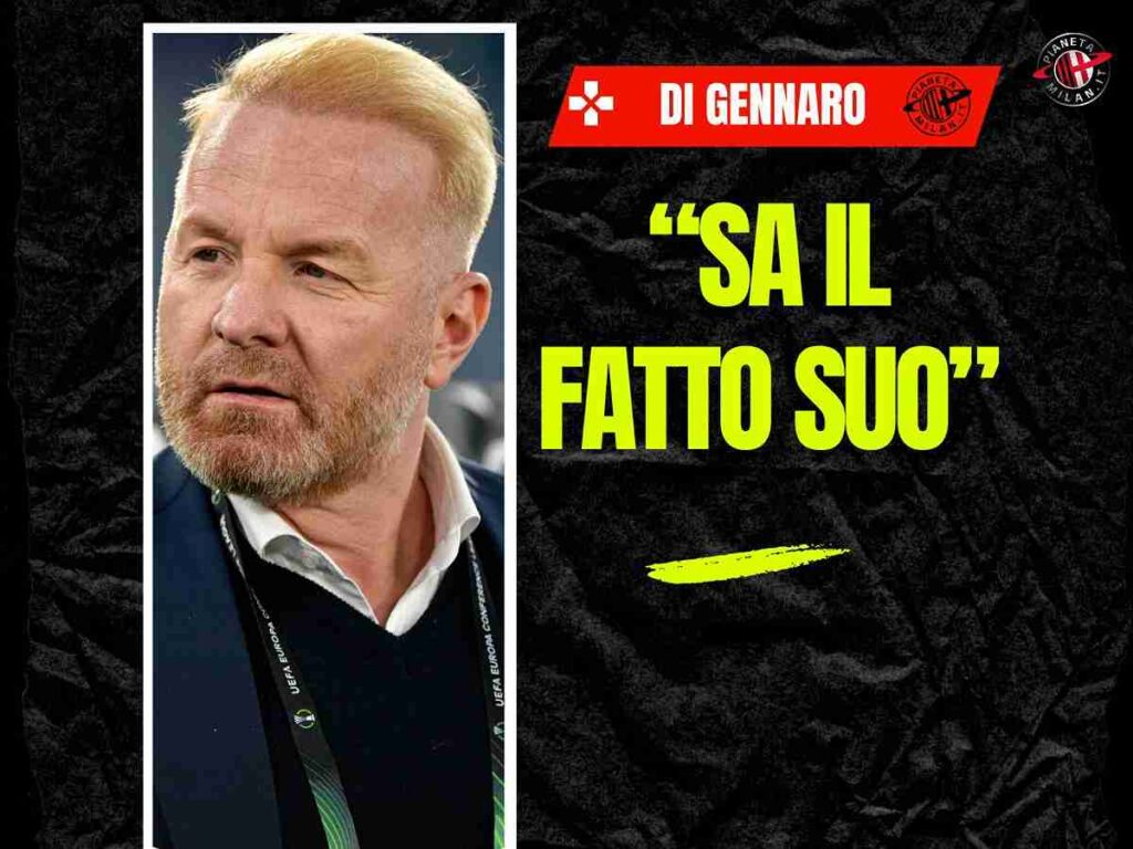 Milan, Di Gennaro: "Tare è un professionista che sa il fatto suo"
