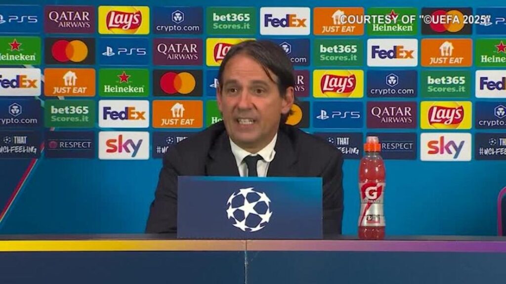 Champions League Inter Barcellona Inzaghi conferenza stampa
