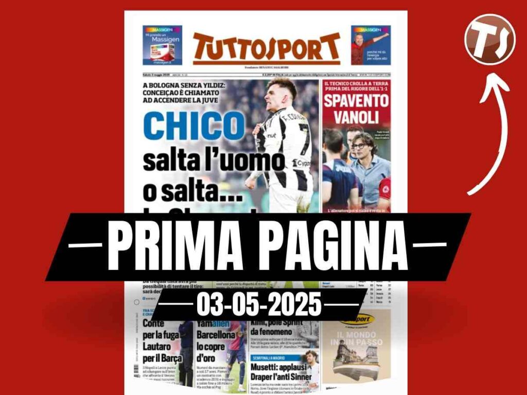 Prima pagina Tuttosport: il fenomeno Yamal e la Serie A