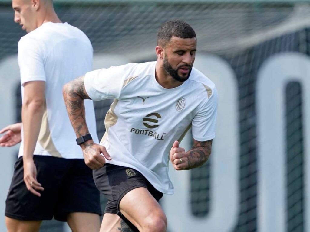 Kyle Walker Milan Milanello