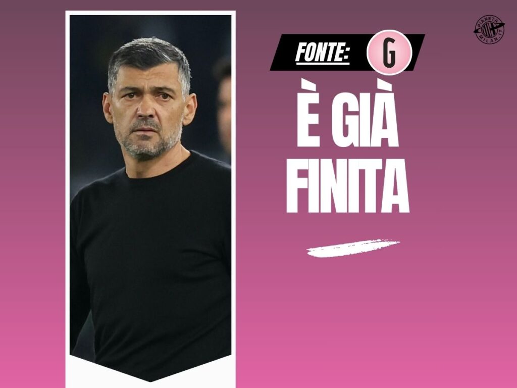 Conceicao, addio al Milan in silenzio e dalla tribuna: non sarà confermato