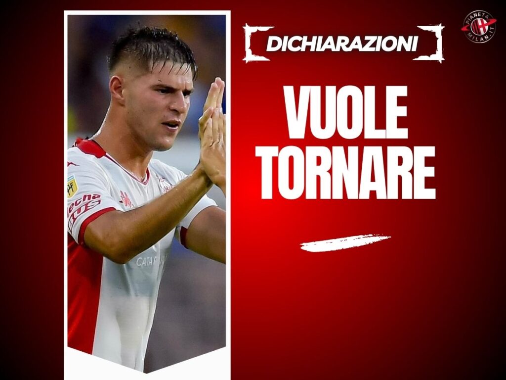 Pellegrino ai tifosi del Milan: "Abbiate fiducia in me: ora sono pronto"