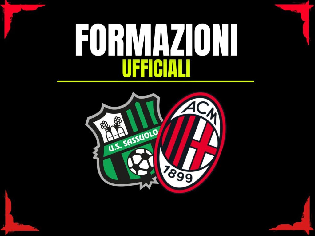Formazioni Ufficiali Sassuolo-Milan - AC Milan Primavera