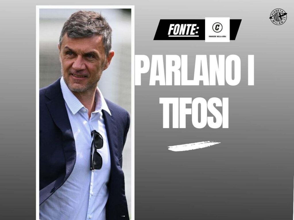 Milan, tifosi contro Cardinale. E sui social spuntano le gif di Maldini