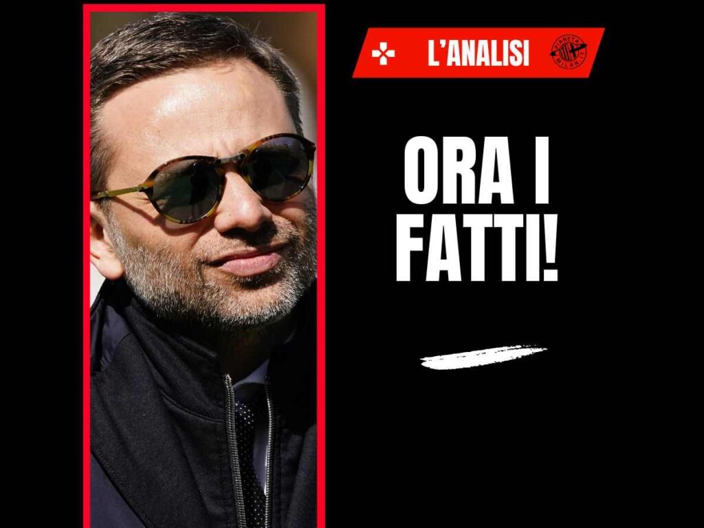 Milan, Furlani si assume le responsabilità: serve cambiare tutto sul mercato