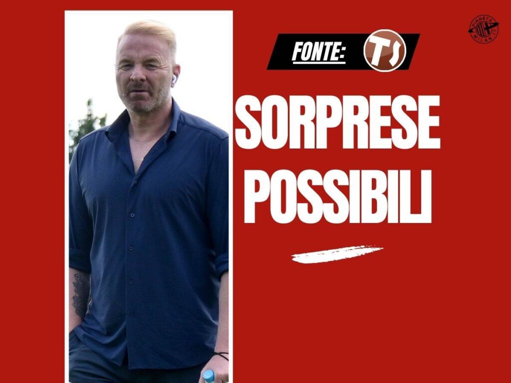Panchina Milan, chi sceglie Tare? C'è una pista da non escludere