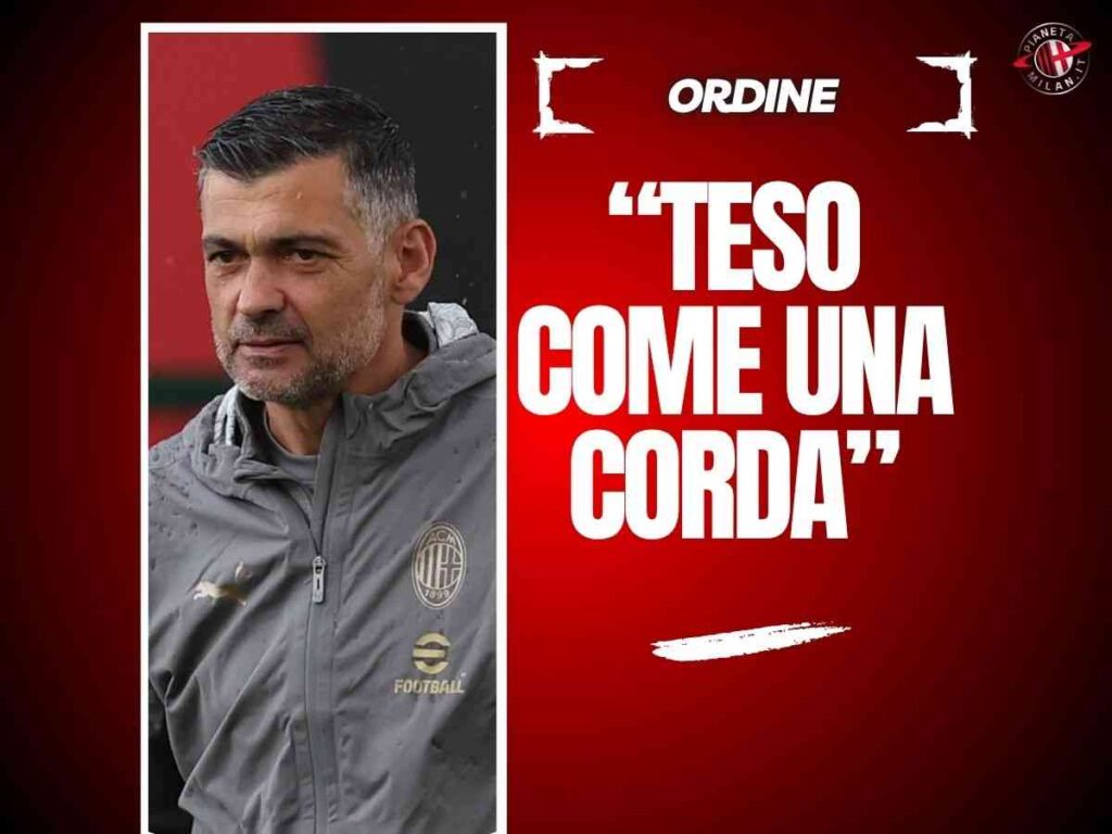 Milan-Bologna, Ordine: "Conceicao teso come una corda di violino. La sconfitta ..."