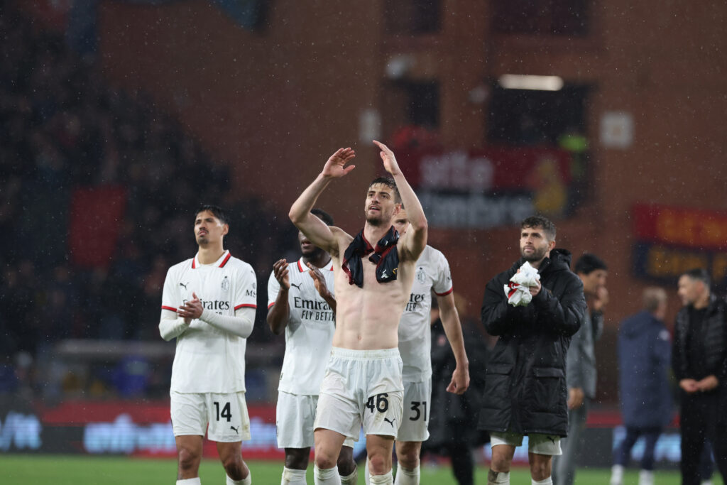 Matteo Gabbia AC Milan Genoa-Milan 1-2 Serie A 2024-2025