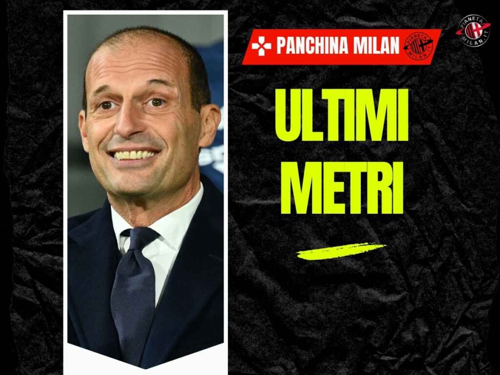 Accomando (DAZN): "Milan-Allegri, accordo totale. In mattinata ..."