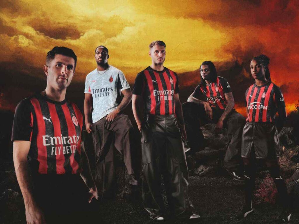 Nuova prima maglia AC Milan 2025-2026 PUMA (Fonte Milan)