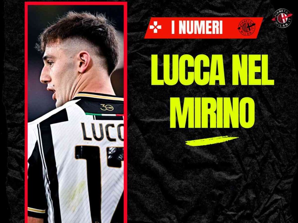 Milan, cerchi un attaccante? Nel mirino c'è Lucca: numeri e punto sull'affare