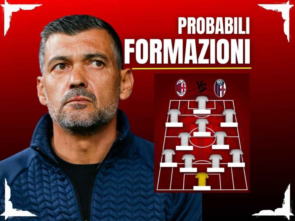 Milan-Bologna, probabili formazioni: Conceicao e un piano ben preciso