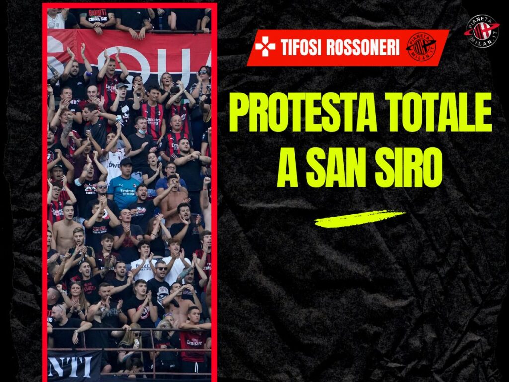 Milan, i tifosi pretendono un cambiamento. A San Siro sarà contestazione totale