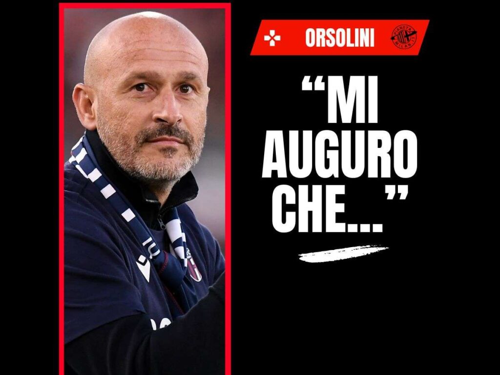 Allenatore Milan, Orsolini su Italiano: "Il calcio è strano. Mi auguro che ..."