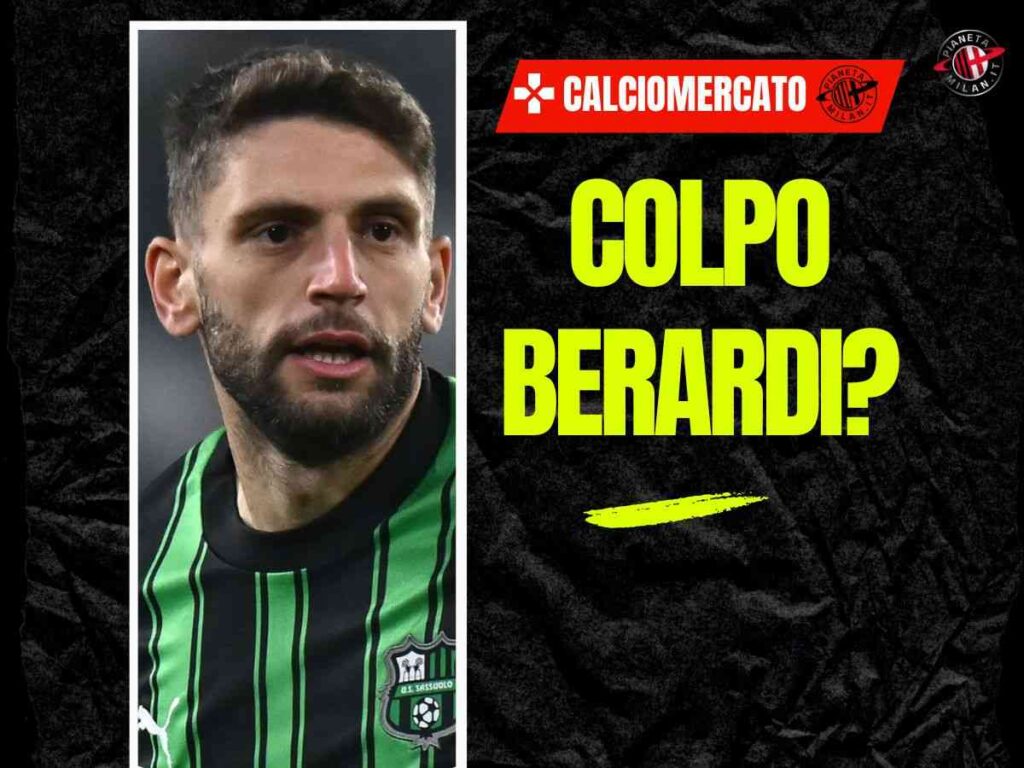Calciomercato Milan, arriva Berardi? Ecco la prima possibile mossa di Tare