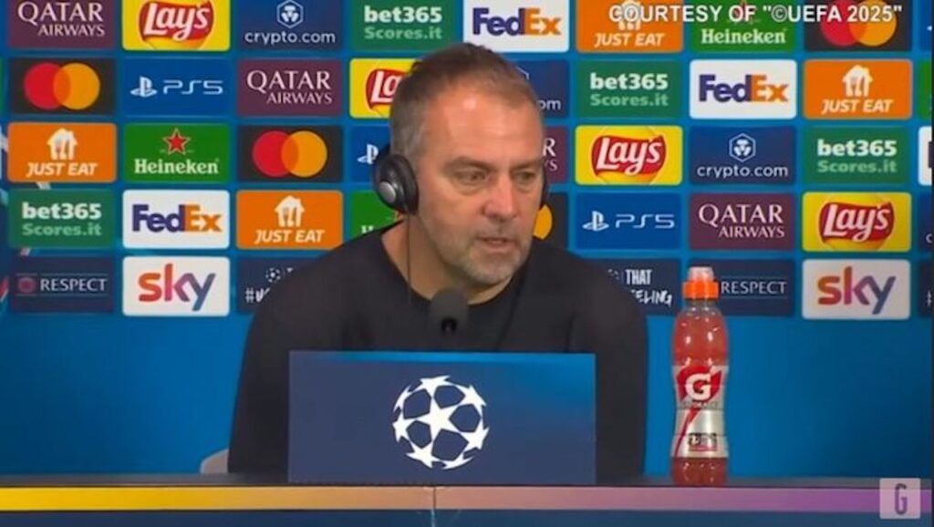 Champions League Inter Barcellona Flick conferenza stampa