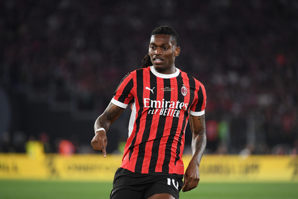 Rafael Leao AC Milan Milan-Bologna Coppa Italia 2024-2025
