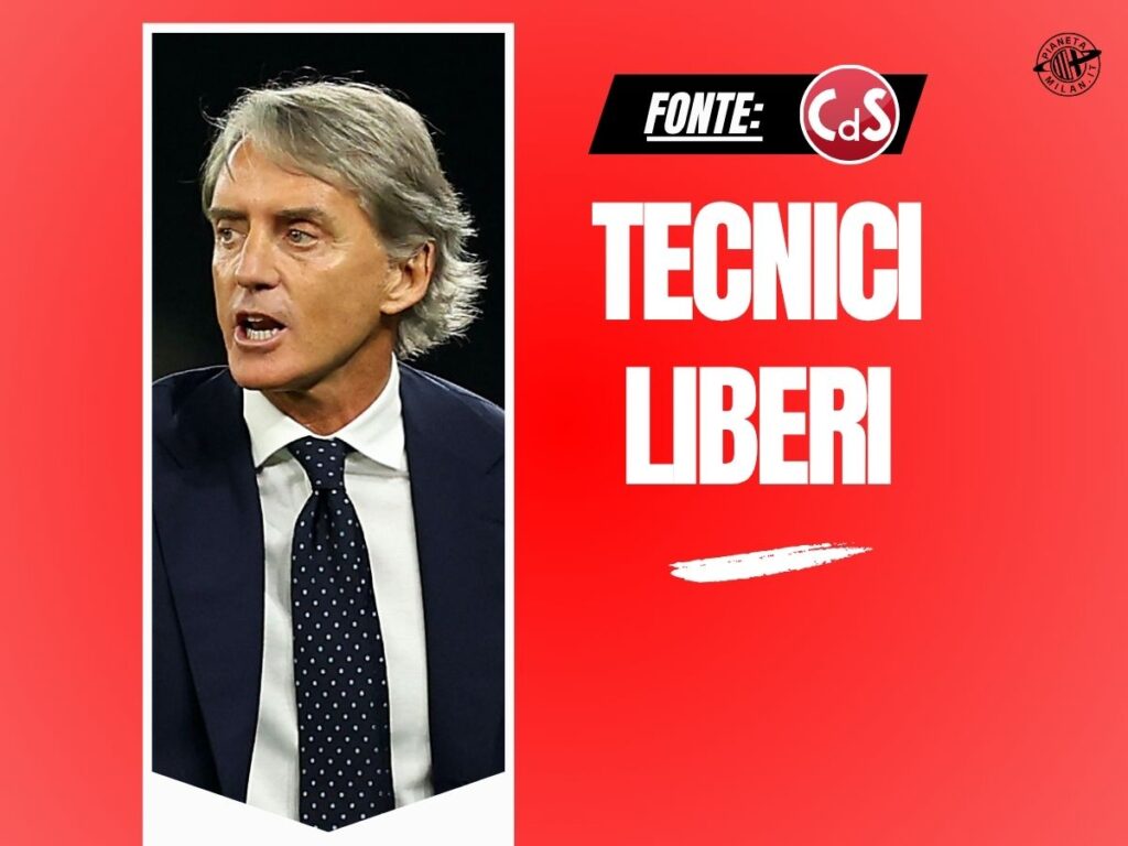 Bivio Milan, Mancini o Motta nuovo allenatore? Tare li valuta, ma ...