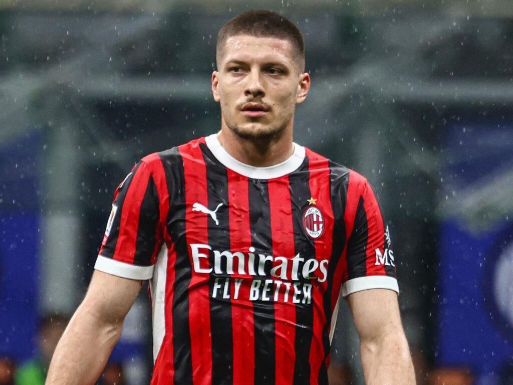 Luka Jovic AC Milan derby Inter-Milan 0-3 Coppa Italia 2024-2025