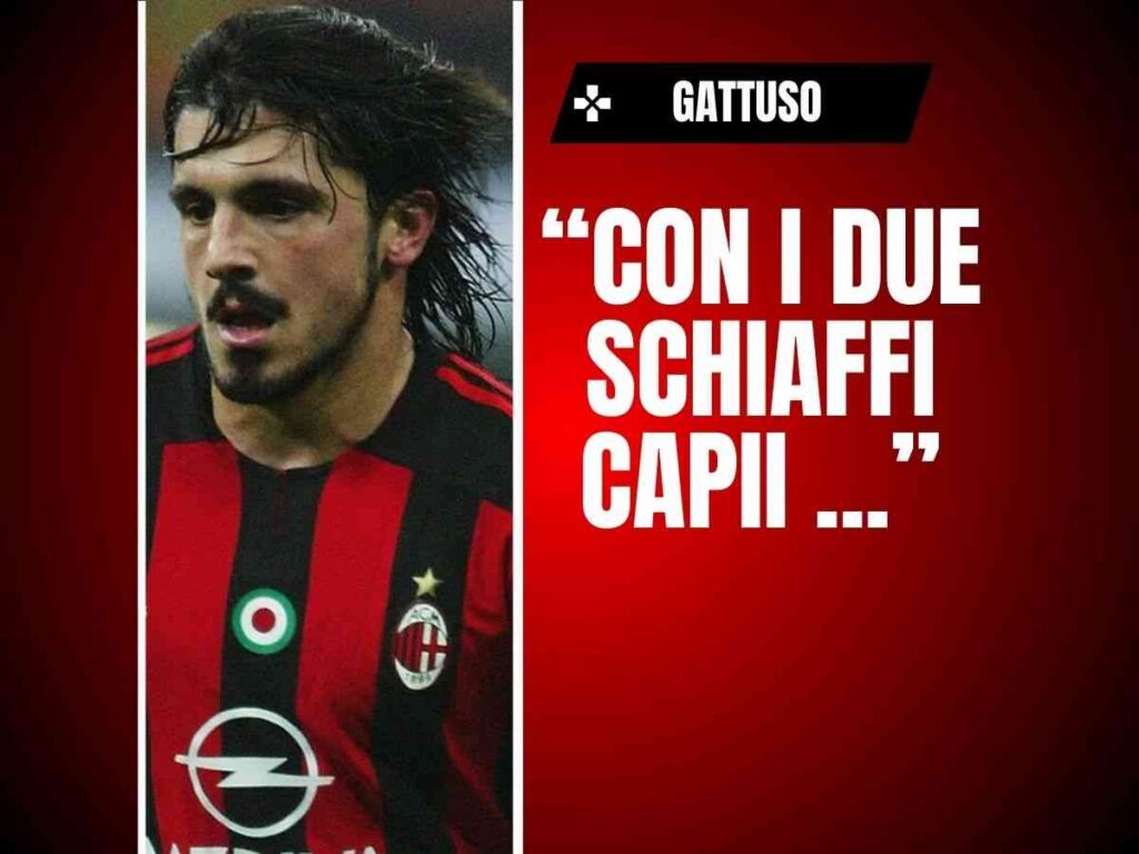 Gattuso: "Il primo giorno al Milan lasciai i peli nel lavandino: mi diede due schiaffi ..."