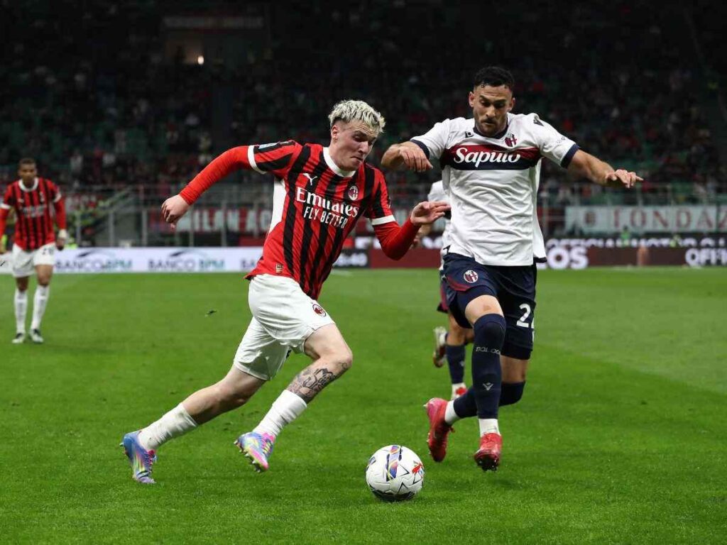 Milan-Bologna, Lykogiannis: "Ho stampato due volte una foto della Coppa Italia"