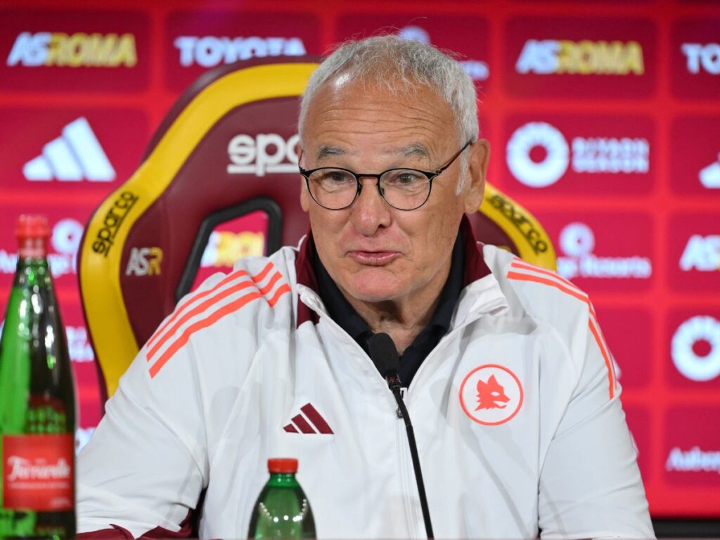 Claudio Ranieri AS Roma conferenza stampa