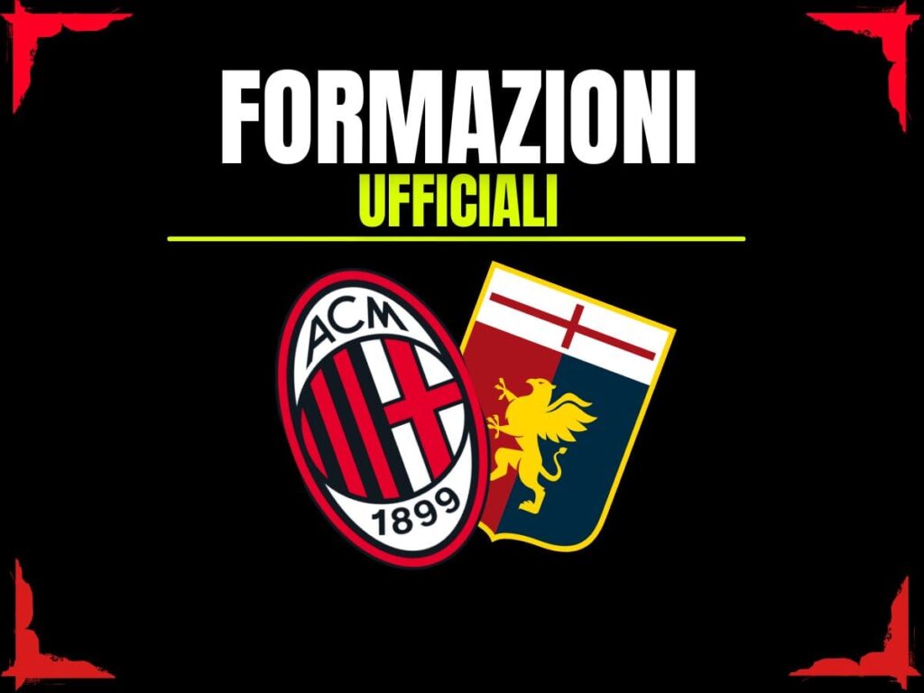 Formazioni ufficiali - AC Milan Primavera - Milan-Genoa