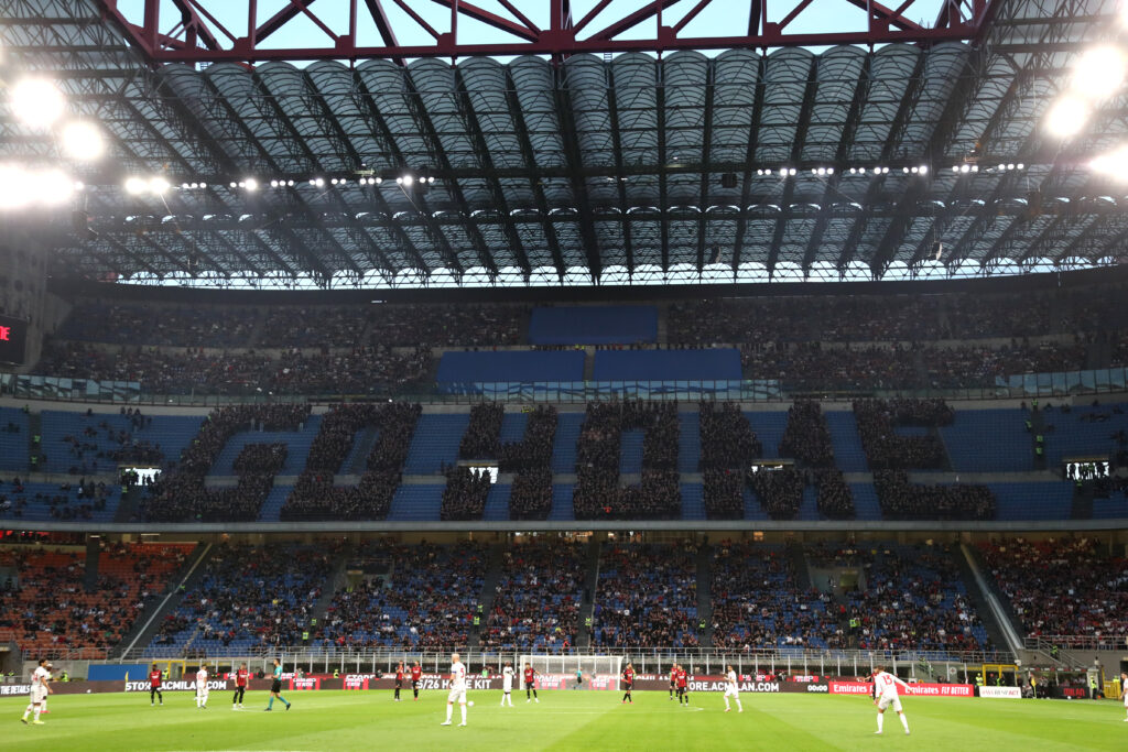 Stadio San Siro AC Milan-Monza Serie A 2024-25
